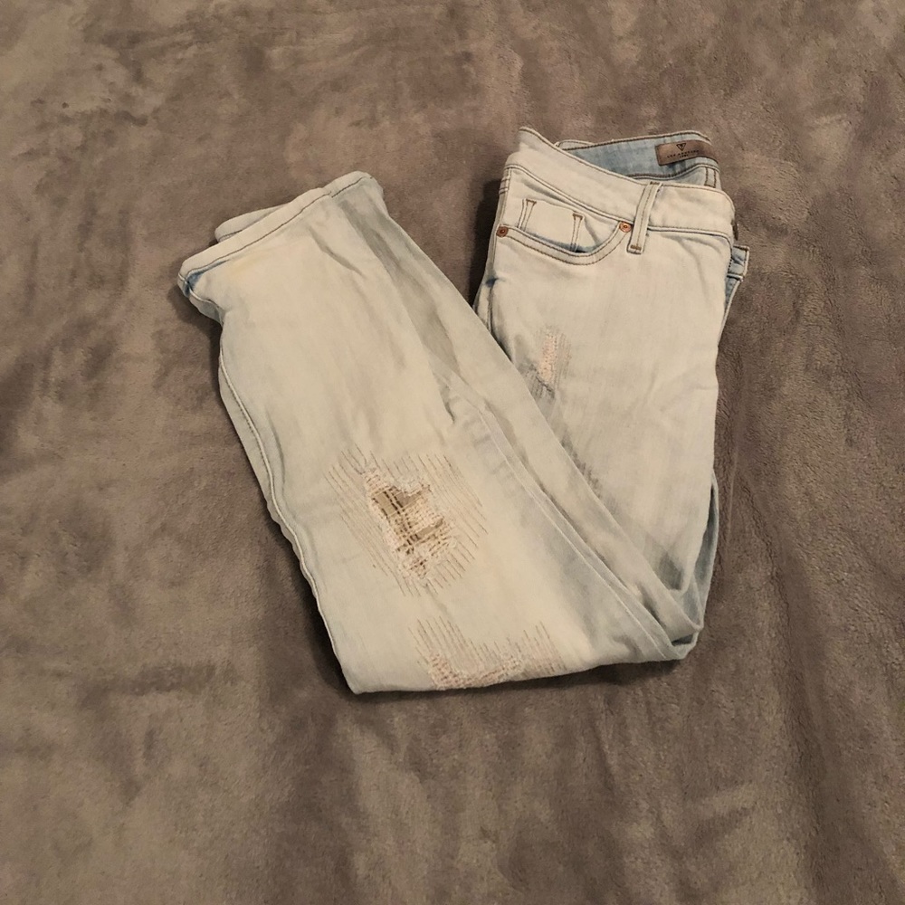 Guess Crop Mid Lightwash Jeans